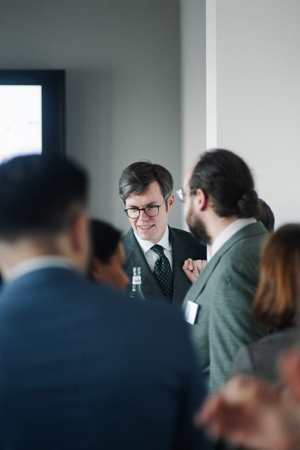 Attendees collaborating at Taylor Wessing AML-Talks in Berlin