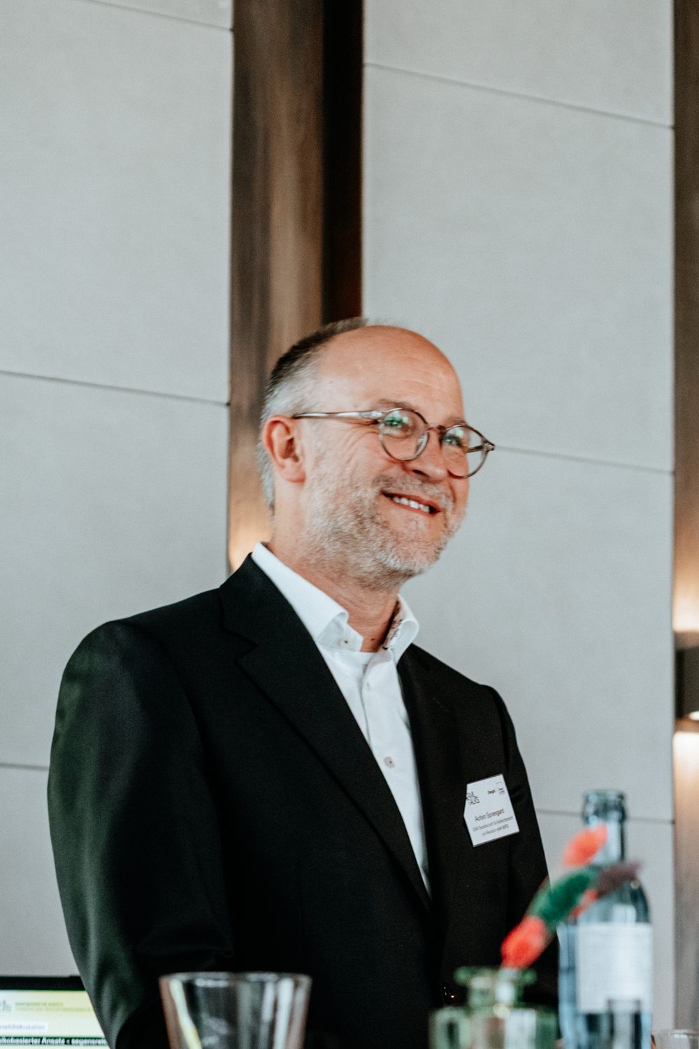 Compliance experts discussing regulation at Hogan Lovells in Frankfurt