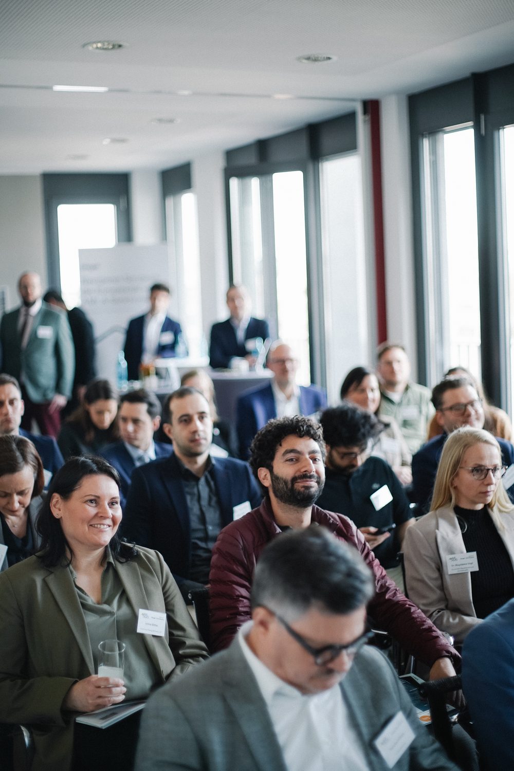 Attendees collaborating at Taylor Wessing AML-Talks in Berlin