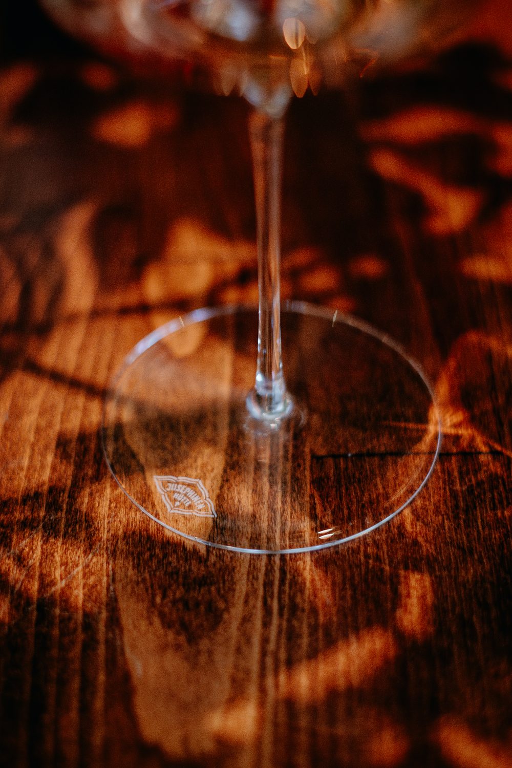 Atmospheric wine barrels in cellar corner